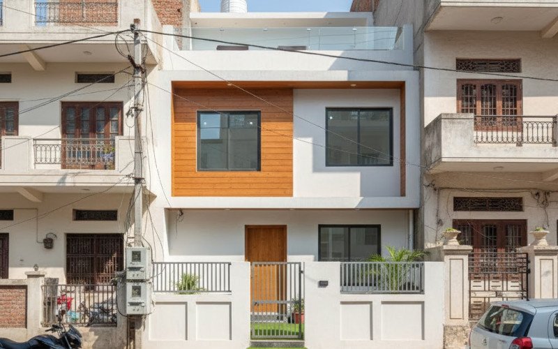 Smart Home Design for Small Residential Plot